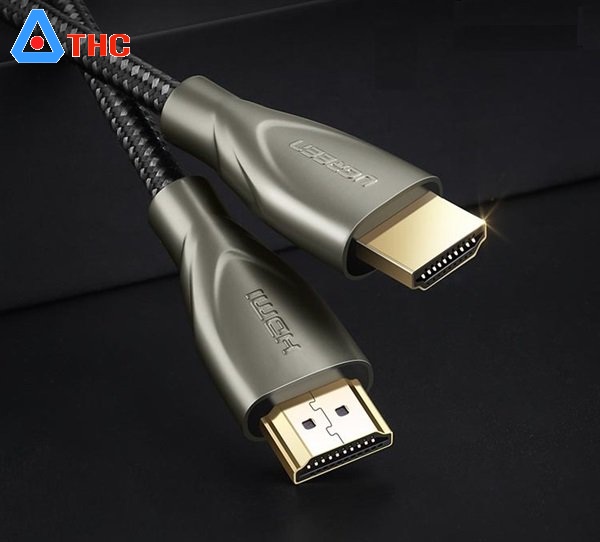 Cáp HDMI 2.0 sợi Carbon 1M Ugreen hỗ trợ 4K/3D 50106